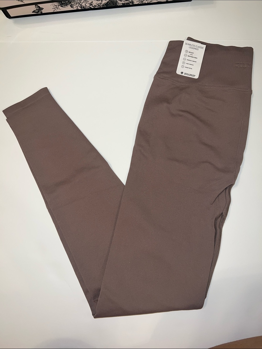 PINK Victoria's Secret Seamless Leggings - Brown - M Long - 29” inseam